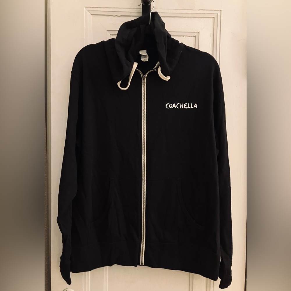 NEW. Unisex. 2019 Official Coachella Zip-Up Hoodie with iconic logo and lineup.